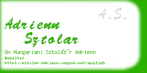 adrienn sztolar business card